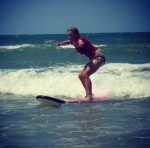 Surfing lessons at Noosa