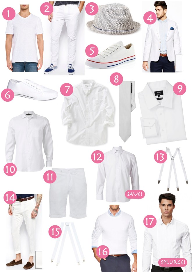 Diner en Blanc men's shopping guide