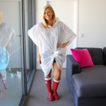 How to wear a plastic poncho 4
