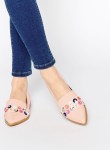 ASOS MERMAID Embellished Flat Shoes