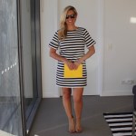 Striped_dress_yellow_clutch