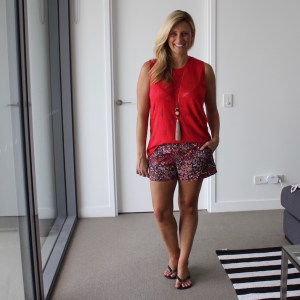 Red_tank_floral_shorts