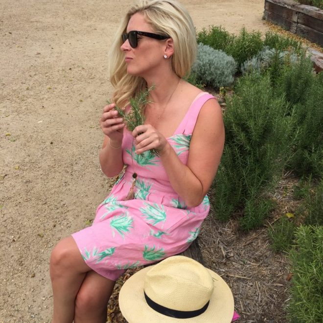 What Brooke Wore Curate Birdsnest Dress