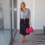 Pleated_skirt_striped_shirt