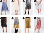 pleated skirts