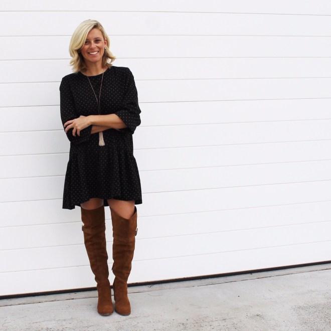 black-dress-knee-high-boots